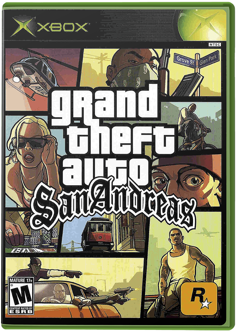 Grand Theft Auto San Andreas: Second Edition box art for Xbox